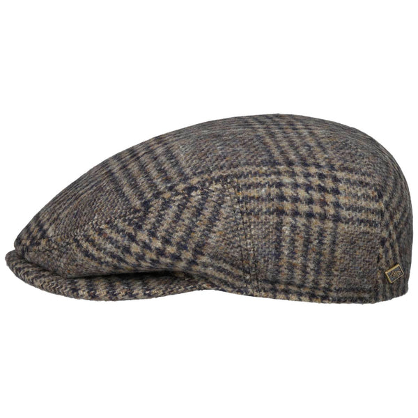 Lombardi Roma shops Italian virgin wool cashmere driver cap hat