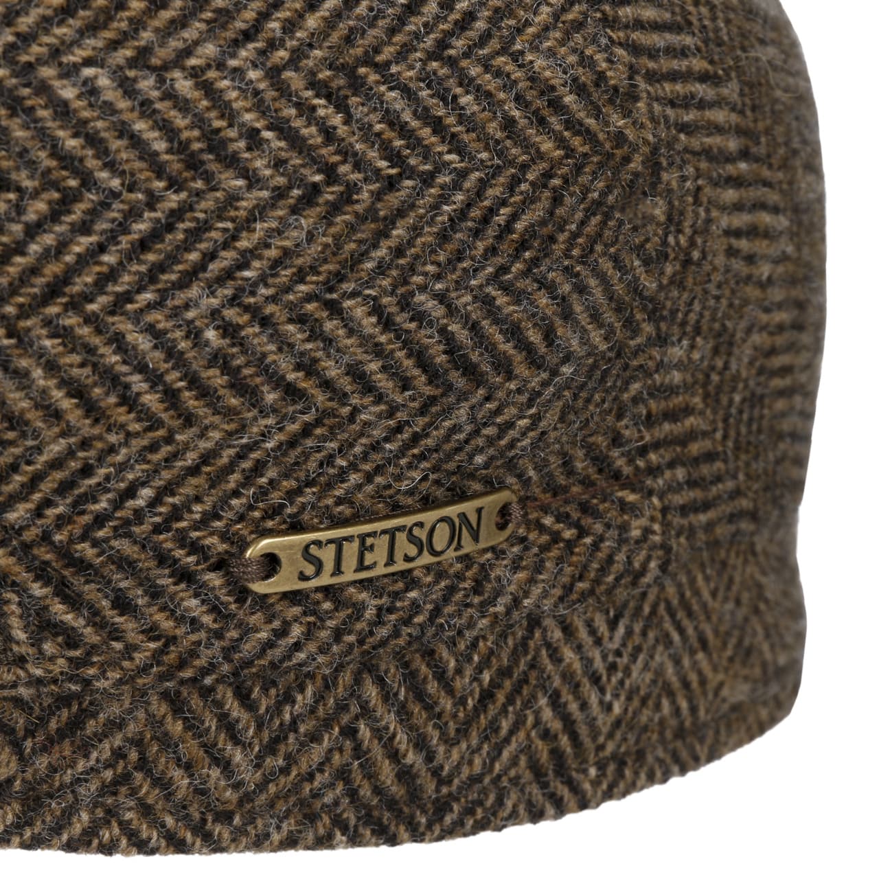 brown-black herringbone