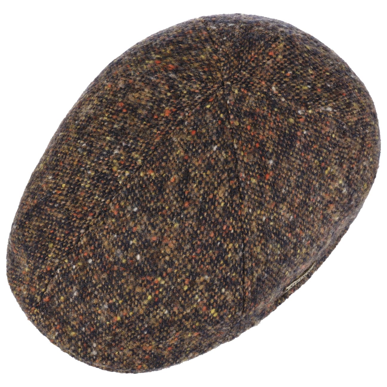 black-orange tweed