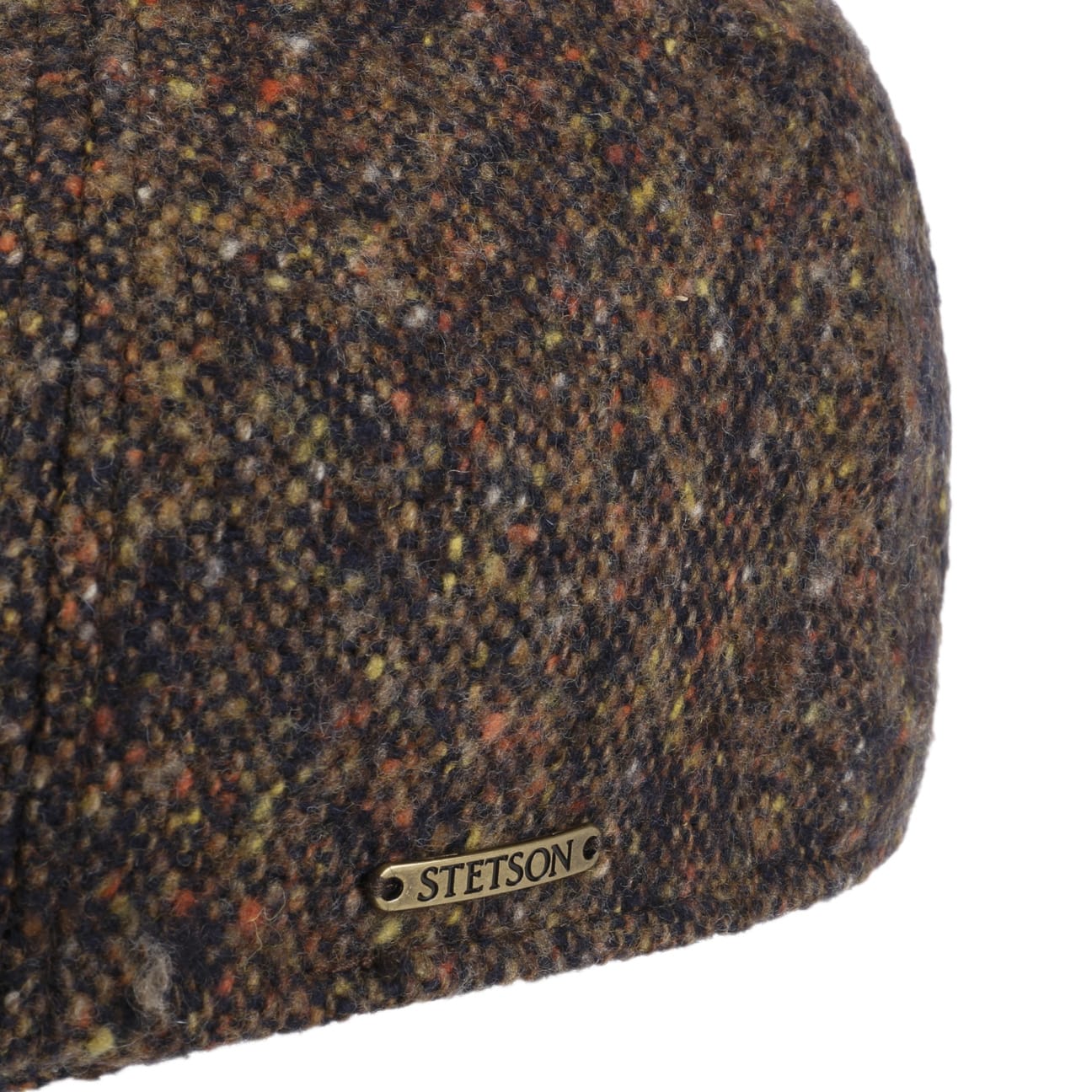 black-orange tweed