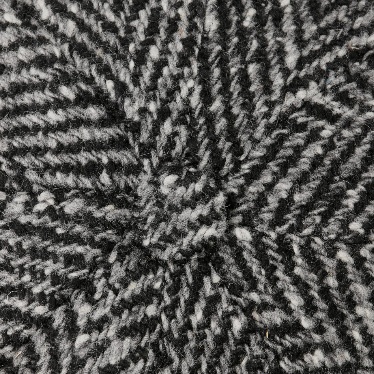 black-grey herringbone