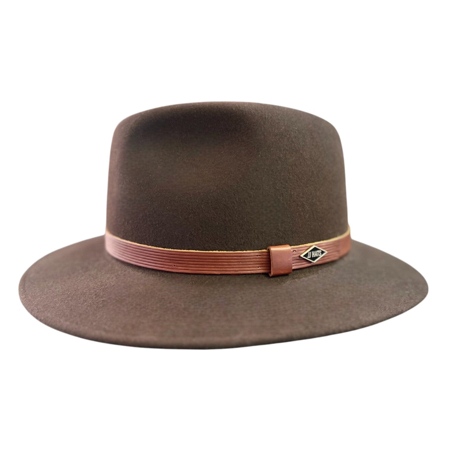 Leather band Traveller Furfelt by JJ Hats